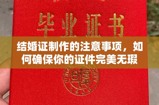 牙克石结婚证制作的注意事项，如何确保你的证件完美无瑕
