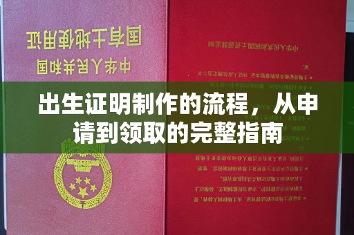 牙克石出生证明制作的流程，从申请到领取的完整指南