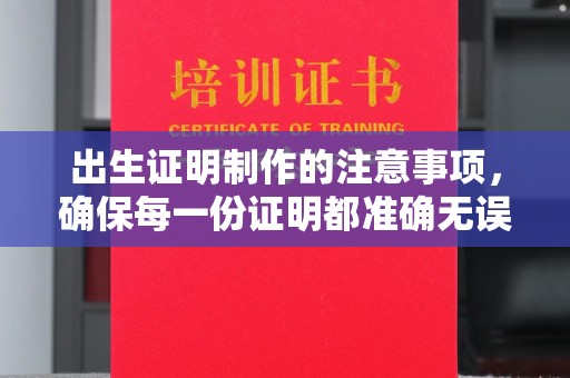 牙克石出生证明制作的注意事项，确保每一份证明都准确无误